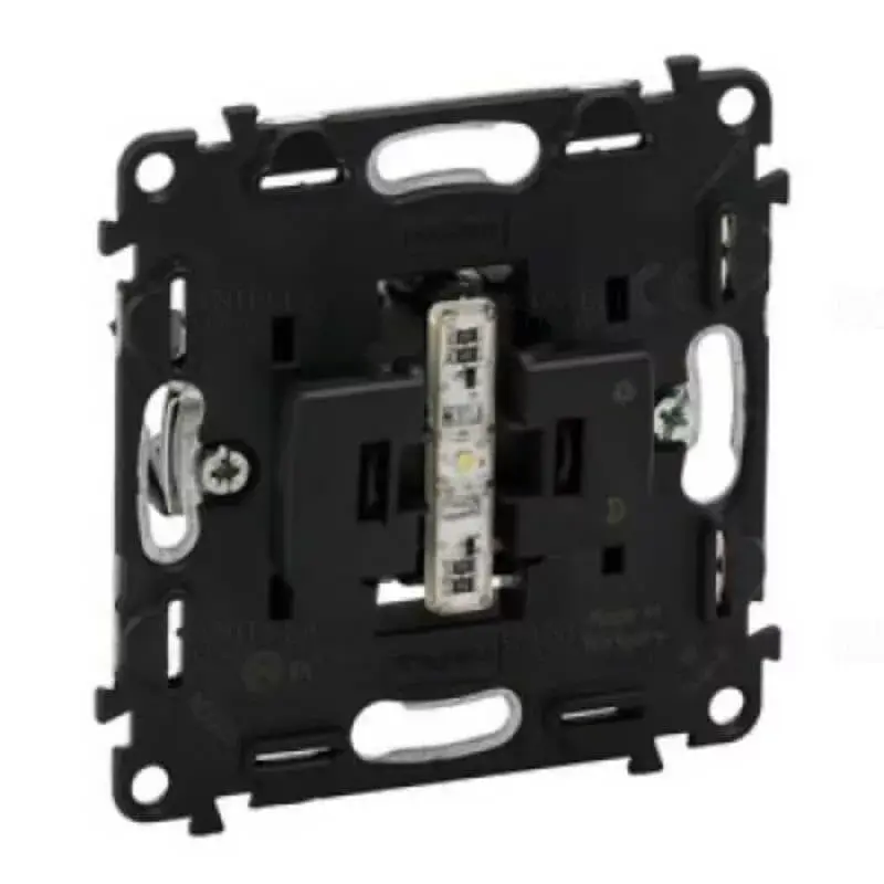 Legrand Valena InMatic váltóérintkezős nyomó mechanizmus jelzőfénnyel 12-24-48 V Legrand 752013 Népszerű