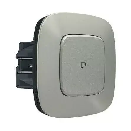 Legrand Valena Allure Netatmo okos egypólusú kapcsoló / fényerőszabályzó (végrehajtó), alumínium Legrand 752766 Expressz szállítás