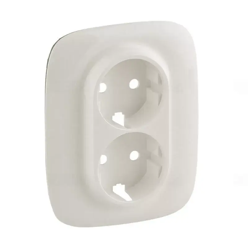 Legrand Valena Allure 2x2P+F aljzat monobloc burkolat + keret, gyöngyház Legrand 754959 Gyors kiszállítás