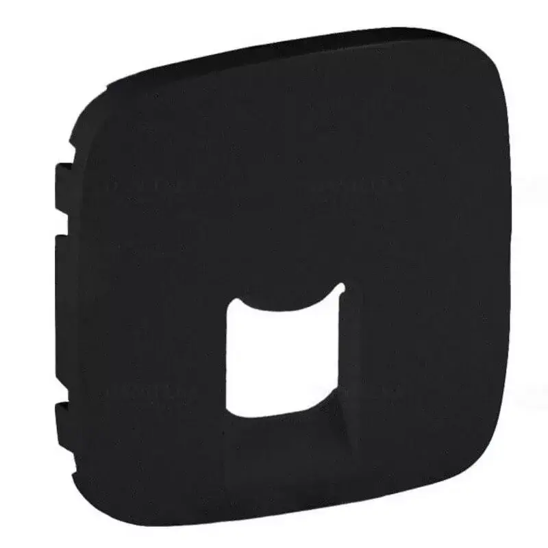 Különleges ajánlat Legrand Valena Allure RJ11/RJ45 aljzat burkolat, fekete Legrand 755418