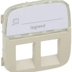 Legrand Valena Allure 2xRJ11/RJ45 aljzat burkolat címketartóval, elefántcsont Legrand 755486 Kedvezmény