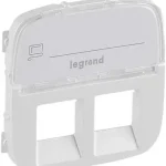 Legrand Valena Allure 2xRJ11/RJ45 aljzat burkolat címketartóval, gyöngyház Legrand 755489 Akciós ár