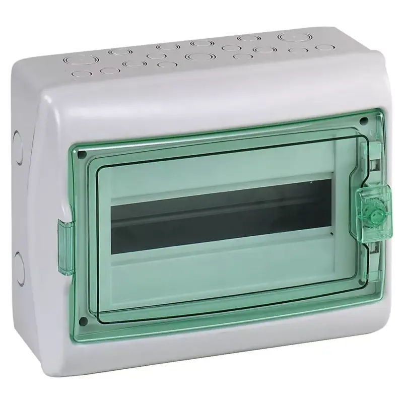 Schneider KAEDRA Kiselosztó, átlátszó ajtó, falon kívüli, 1x18 modul, szürke, 13432 Szezonális akció