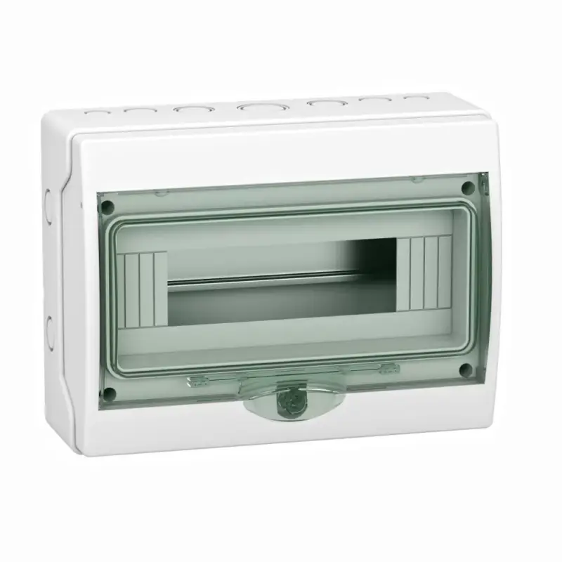 Schneider KAEDRA Mini elosztó, átlátszó ajtó, falon kívüli, 1x12 modul, szürke, 13444 Szuper ajánlat