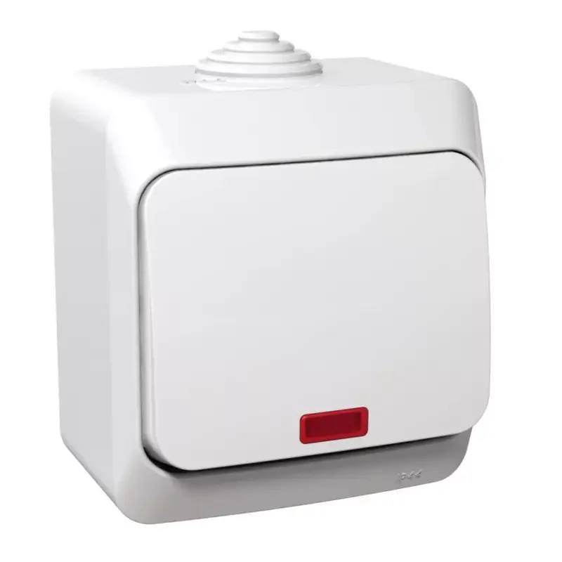 Schneider CEDAR PLUS Keresztkapcsoló, jelzőfénnyel, IP44, fehér, WDE000571 Árengedmény