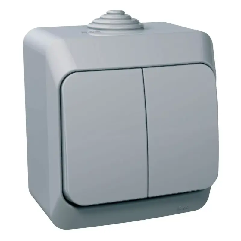Legnépszerűbb Schneider CEDAR PLUS Csillárkapcsoló, IP44, szürke (105), WDE000650