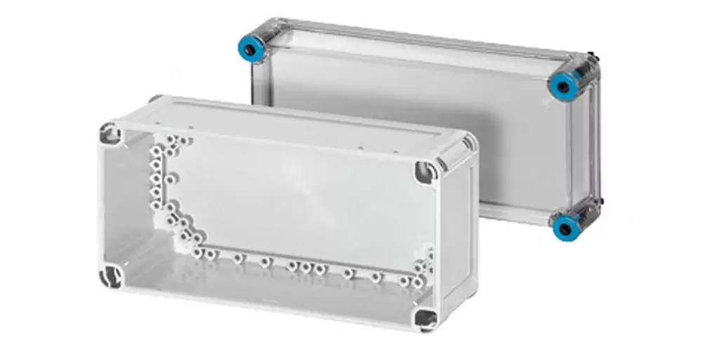 Outlet HENSEL K0100 1-es méretű üres Mi típusú szekrény átlátszó fedéllel