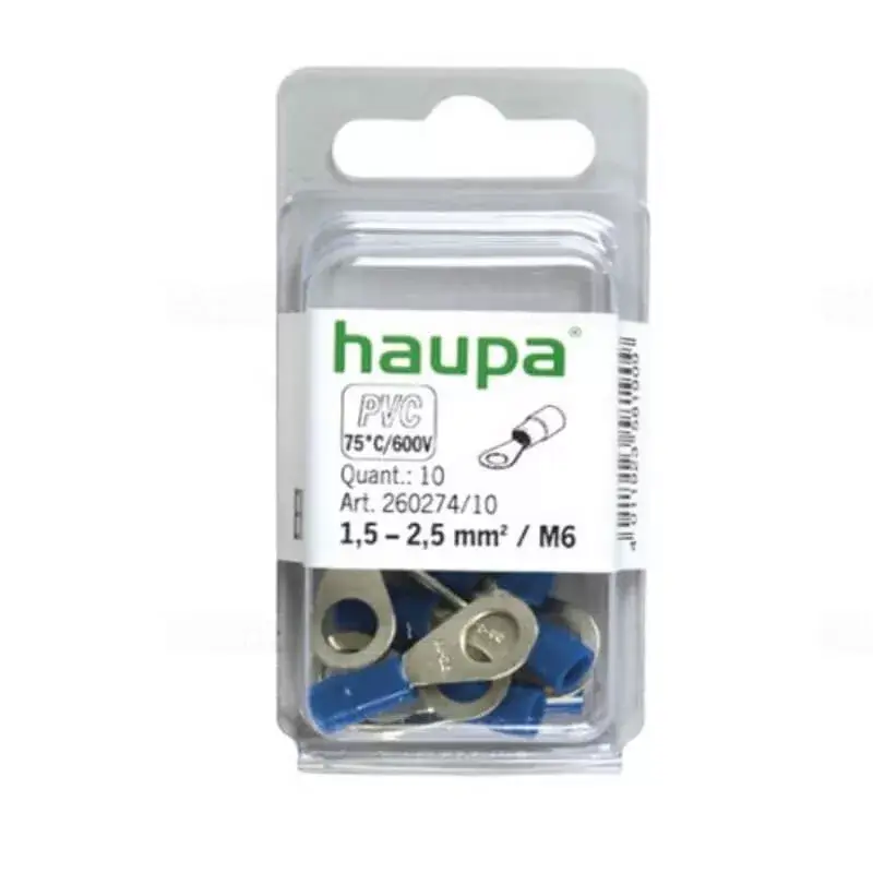 HAUPA Szemes saru szigetelt KSZ6 H-260274/10 SmallPack (10db/bliszter) Végkiárusítás