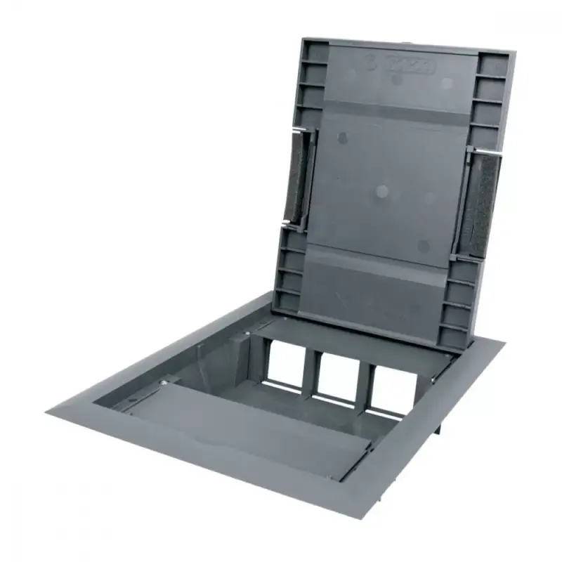 Expressz szállítás KOPOS Padlódoboz keret 330x260x57mm IP30, halogénmentes PVC KOPOBOX 57_LB