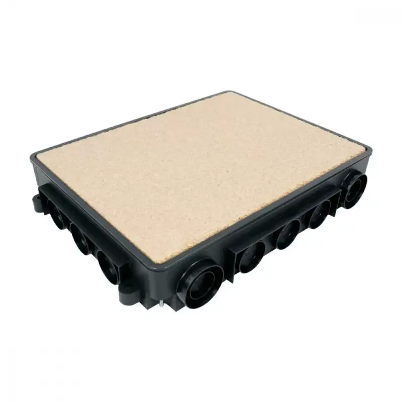 KOPOS Univerzális padlódoboz 57-75mm, halogénmentes PVC KUP 57_FB Expressz szállítás