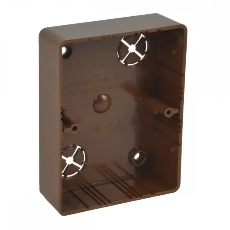 KOPOS Készülékdoboz 80x104mm sötét tölgy, PVC, LK 80X28 2ZK_I2 Expressz kézbesítés