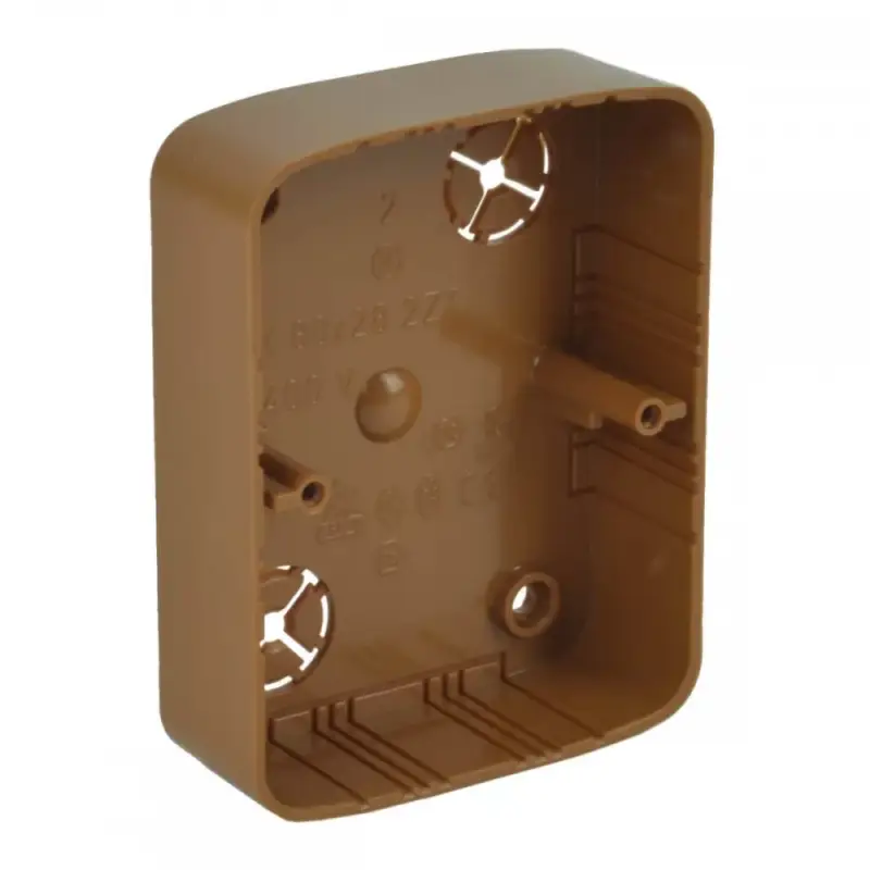 KOPOS Készülékdoboz világos faminta 80,5x105mm, PVC, LK 80X28 2ZT_SD Gyors kiszállítás