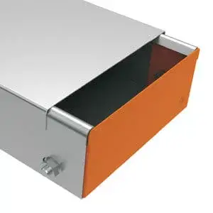 KOPOS Végzáró rozsdamentes acél 500x100mm kábeltálcához, Rozsdamentes acél AISI 304, NIXK 100X500_IX Kiárusítás