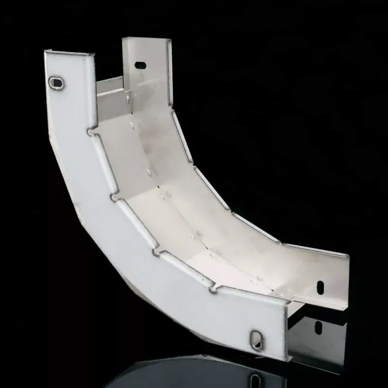 KOPOS 90°-os emelkedő idom 125x50mm kábeltálcához rozsdamentes acél, Rozsdamentes acél AISI 304, NIXSO 90X50X125_IX Vedd meg most