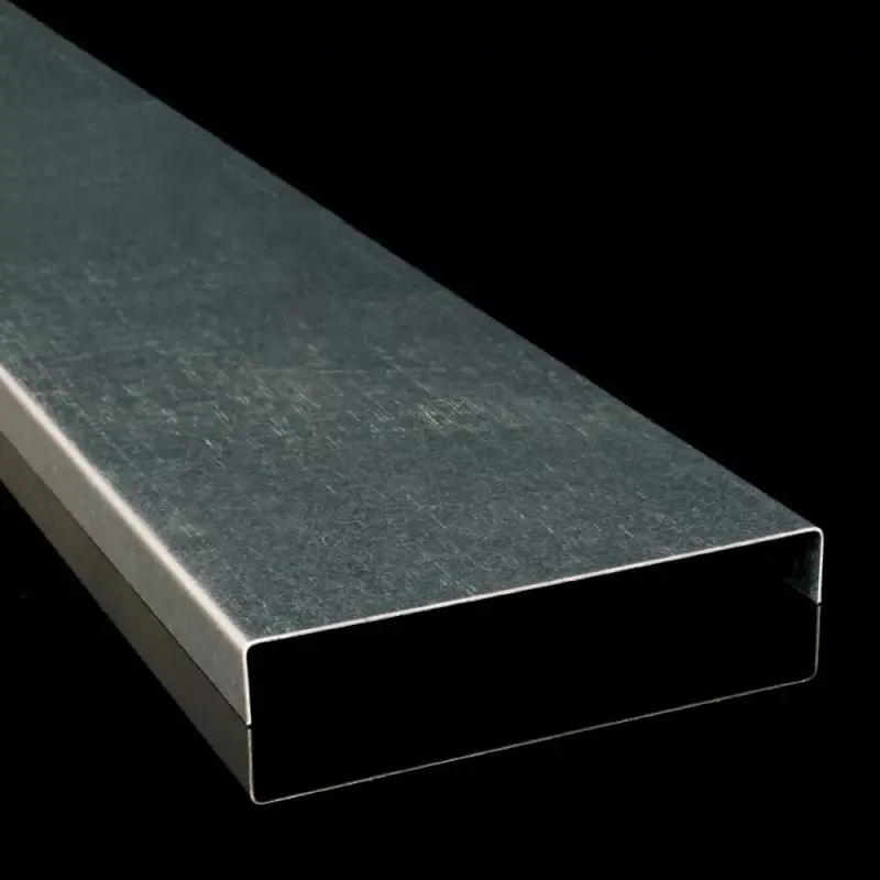 Akciós ár KOPOS Kábeltálca fedél rozsdamentes acél 250x50-100mm kábeltálcához, Rozsdamentes acél AISI 304, (2m/szál), NIXV 250_IX