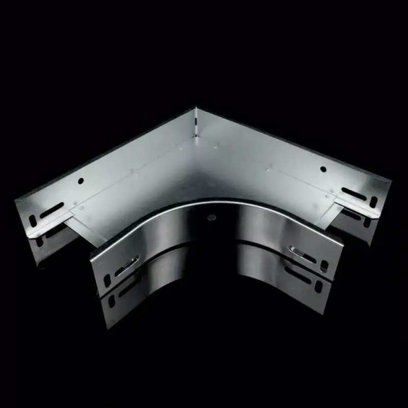Biztonságos vásárlás KOPOS 90°-os sarokidom 125x50mm kábeltálcához E90, horganyzott, NO 90X50X125_S