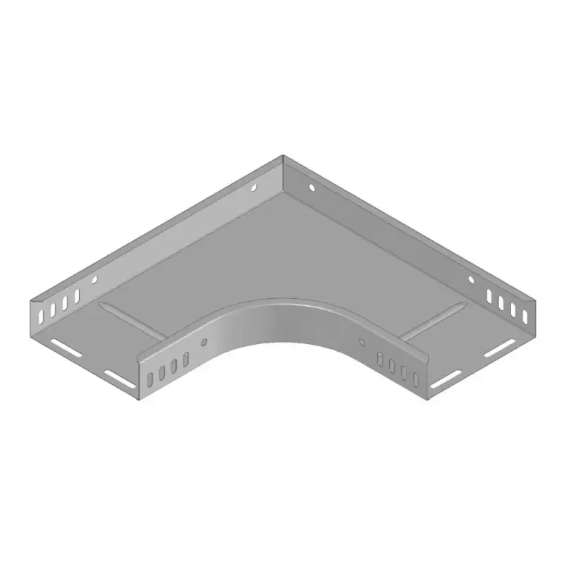 KOPOS 90°-os sarokidom 500x110mm kábeltálcához E90, horganyzott, O 90X110X500_S Csak ma