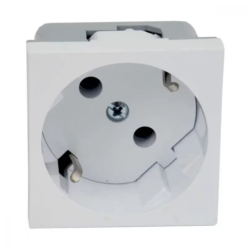 Olcsó KOPOS QUADRO moduláris dugalj (SCHUKO) földeléssel IP20, PVC, QS 45X45_HB