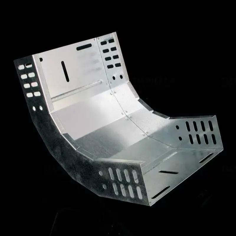 Ajánlat KOPOS 90°-os emelkedő idom 150x110mm kábeltálcához, horganyzott, SO 90X110X150_S