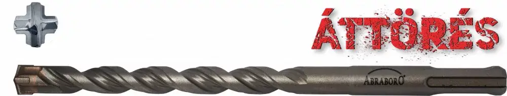 Különleges ajánlat ABRABORO SDS PLUS FORTY BETONFÚRÓ 6x160/100 MM 20300004003