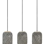 Bestseller Rábalux 72093 Adalla Függeszték matt fekete-többszínű E27 3x MAX 40, IP20