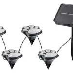 Ne maradj le Rábalux 77001 Wigry Napelemes lámpa fekete-fehér LED 0,06, IP44
