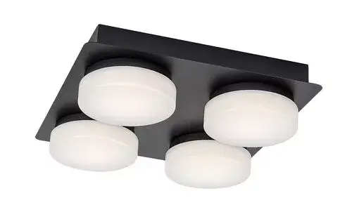 Kedvezmény Rábalux 75004 Attichus Fürdőszobai lámpa matt fekete-fehér LED 21, IP44