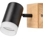 Csak ma Rábalux 73121 Toras Spotlámpa tölgy-fekete GU10 1X MAX 5, IP20