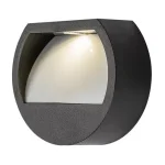 Rábalux 77004 Narmada Napelemes lámpa fekete-fehér LED 0,5, IP44 Gyors szállítás