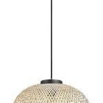 Kedvezményes ár Rábalux 72025 Rattan Függeszték fekete-natúr E27 1x MAX 25, IP20