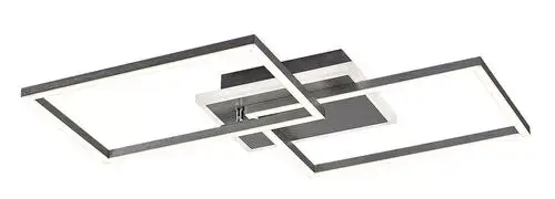 Vedd meg most Rábalux 71014 Athelstan Mennyezeti lámpa ezüst/ súrolt alumínium-fehér LED 40, IP20