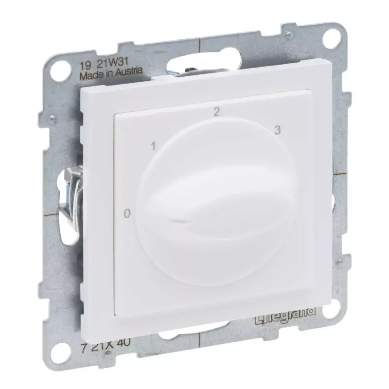 Legrand Suno fokozatkapcsoló (0, 1, 2, 3), fehér, Legrand 721140 Akció
