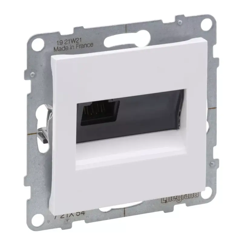 Legrand Suno RJ45 Cat.6A UTP csatlakozóaljzat, fehér, Legrand 721154 Gyors szállítás