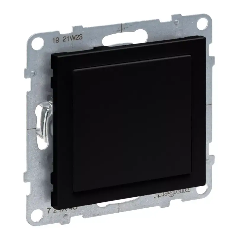 Legrand Suno vakfedél Program Mosaic adapterrel, fekete, Legrand 721443 Bestseller
