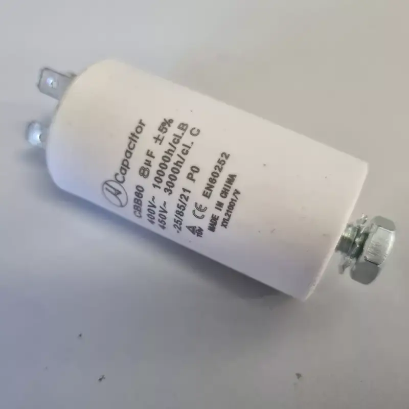 Azonnal elérhető Kondenzátor üzemi 8 uF 450V CNS0020