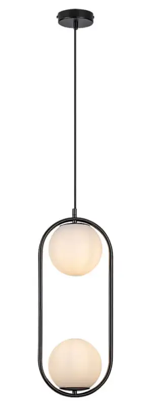 Rábalux 72029 Ghita Függeszték fekete E27 1x MAX 60 IP20 Újdonság
