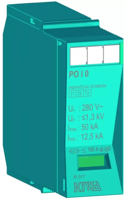 KIWA PO I 0 280V túlfeszültség levezető betét T1+T2 (B+C) 81.017 Rendeld meg most