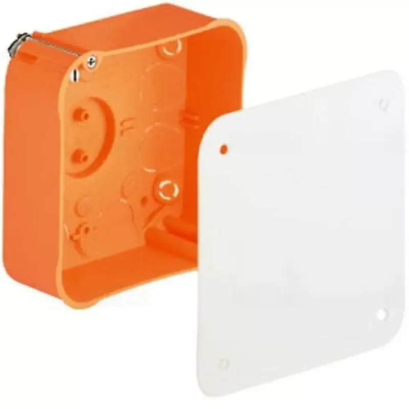 Prémium Gipszkarton kötődoboz 100x100x45mm, fedéllel ÜGD100 Budvill T30308