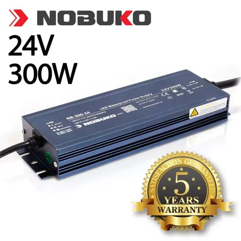 NOBUKO B SERIES 24V 300W IP67 Kültéri LED Tápegység Vedd meg most