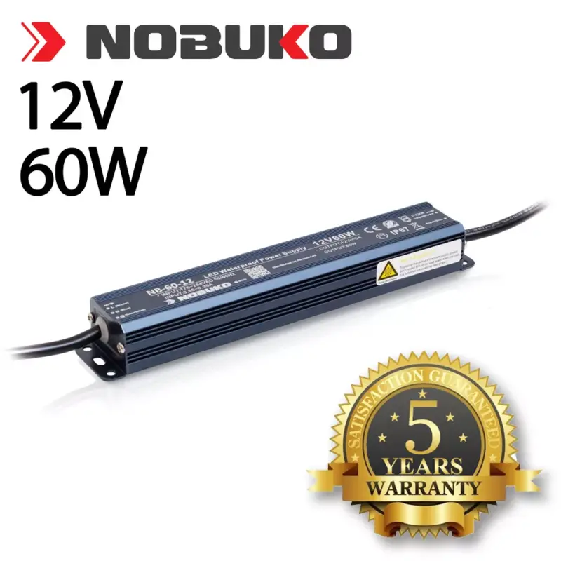NOBUKO B SERIES 12V 60W IP67 Kültéri LED Tápegység Utolsó esély