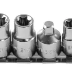 Högert TORX dugókulcs készlet, 1/4, 3/8, 9 db-os, CrV HT1A884 Akció