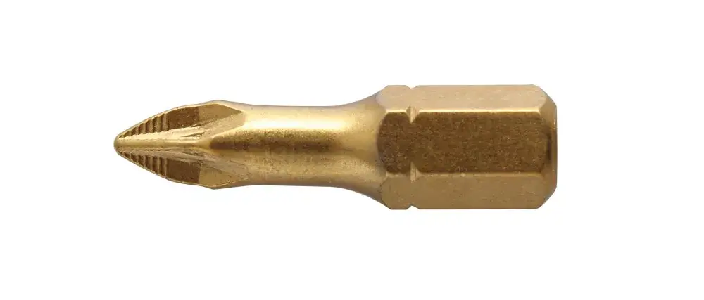 Högert Csavarhúzó BIT, PZ1 25 mm, recézett, acél S2 titán-nitrid bevonatúHT1S384 Utolsó esély