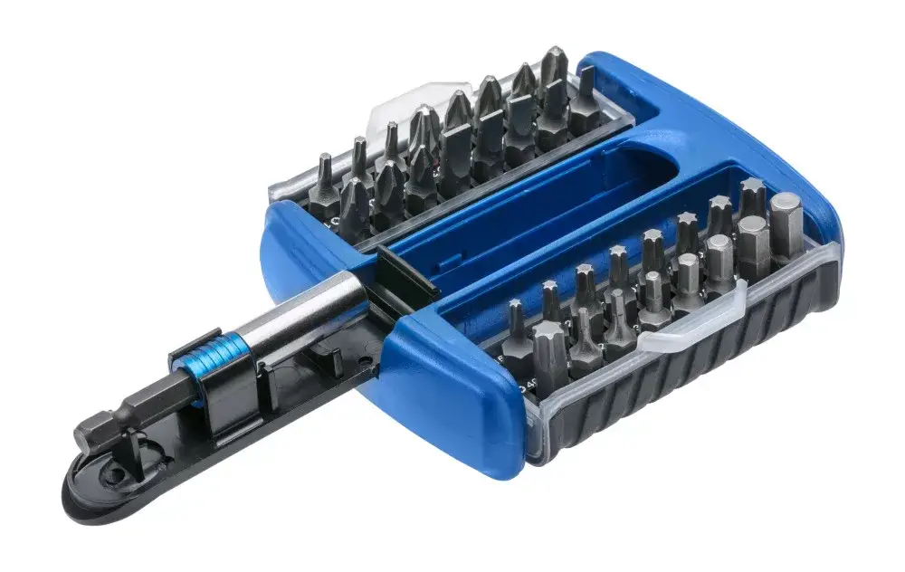 Högert Csavarhúzóbetét készlet, 33 db-os, 1/4", S2 acél HT1S402 Prémium