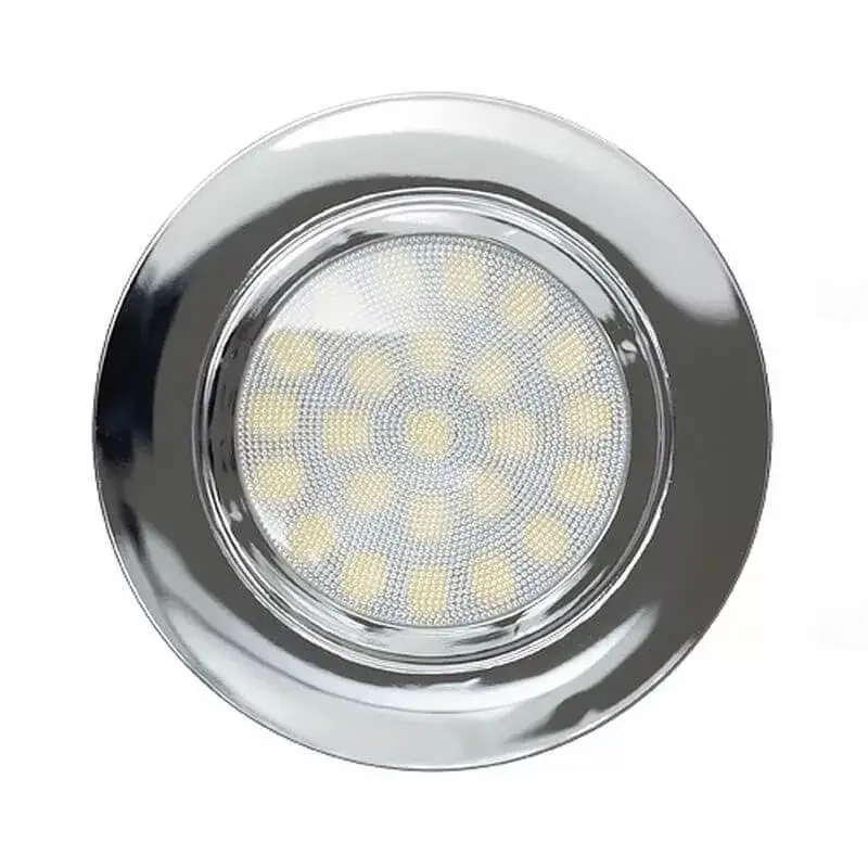 Ultralux bútorba süllyeszthető LED Spot 230V AC, 4W, 4200K, 330 lumen, IP44, KRÓM LML220442CH Outlet