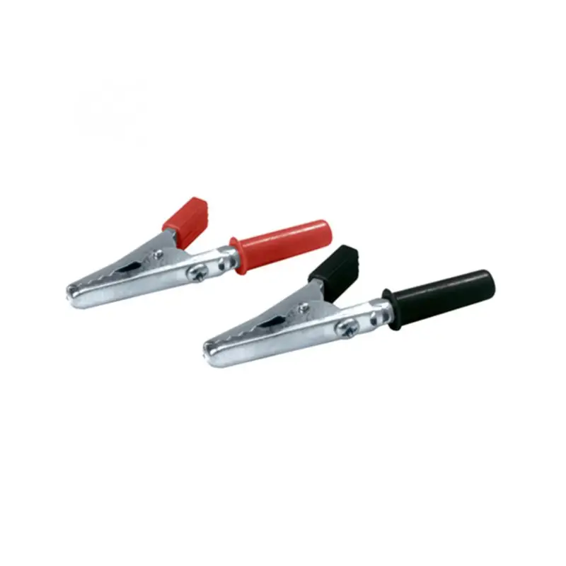 Aligátorcsipesz, piros, fekete, banánaljzat, ALC_44X Outlet