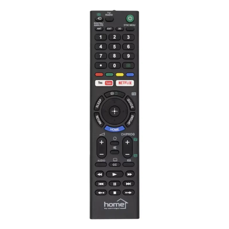 Home URC SON SONY távirányító, Sony márkájú smart TV készülékekhez, nem igényel beállítást, URC_SON Gyors szállítás