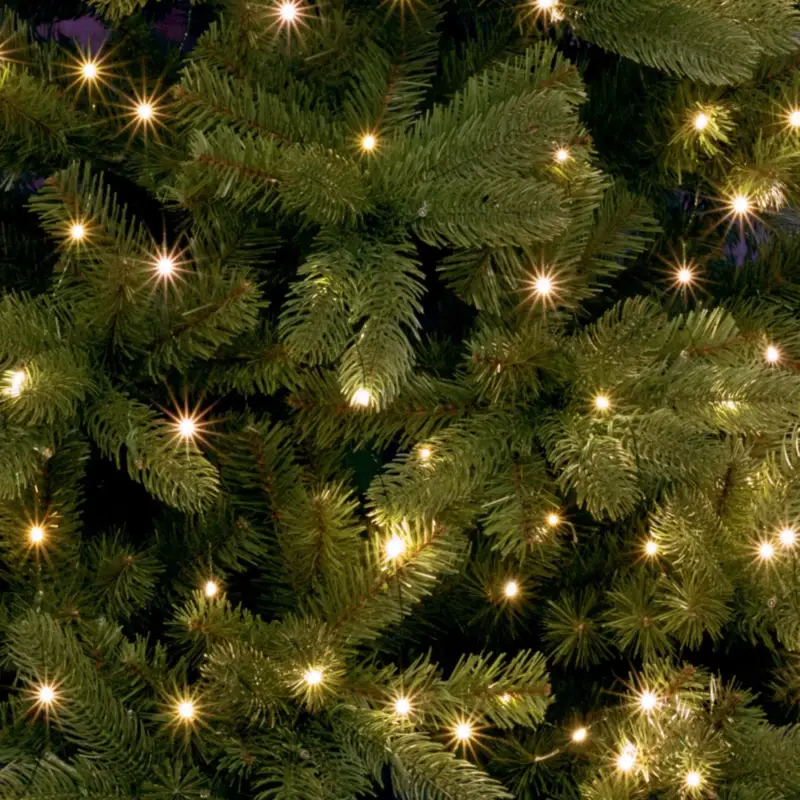 Home ML 250G/WW micro LED-es fényfüzér-köteg, 250 db melegfehér micro LED, 10 ágú, vékony, zöld színű vezeték, hálózati adapter, kül- és beltéri kivitel, ML_250G_WW Biztonságos vásárlás