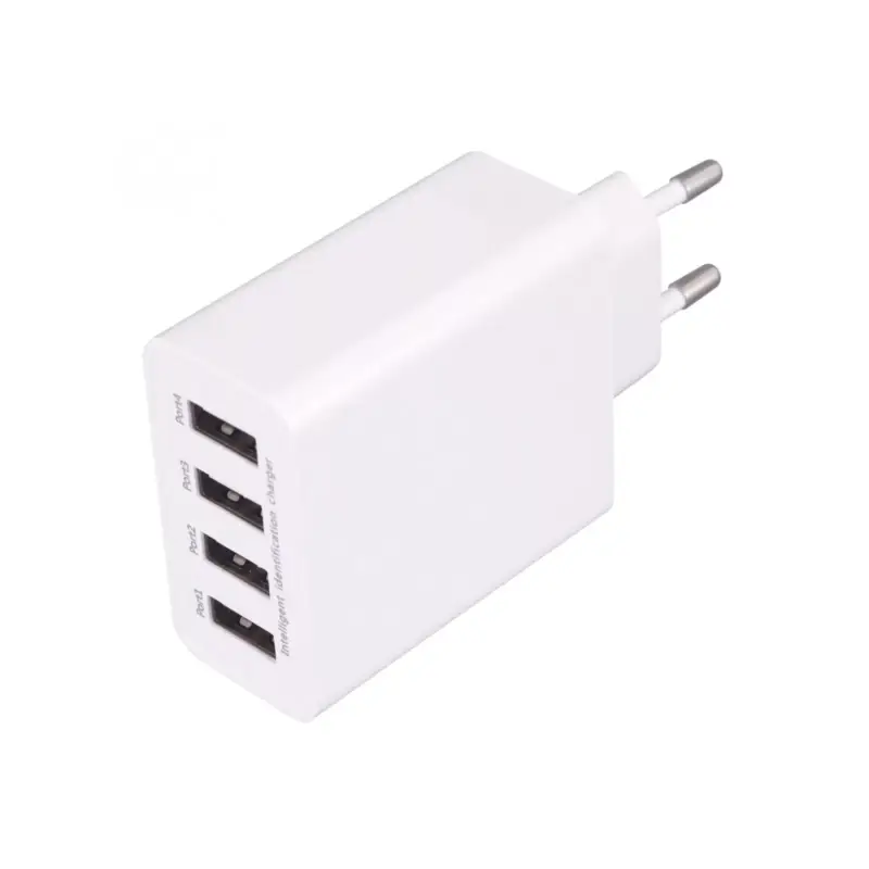 Home SA 50USB USB hálózati töltő, nagyáramú gyorstöltés, 4db 5V/3,1 A megosztott USB kimenet, SA_50USB Legkelendőbb