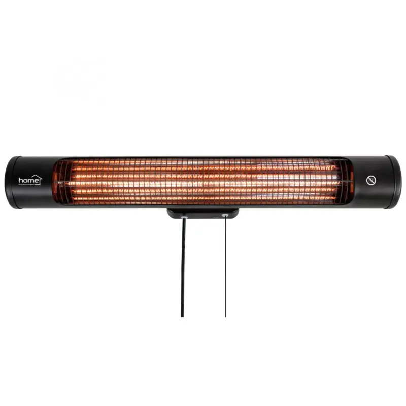 Nézd meg most Home FK 25 falra szerelhető elektromos karbonszálas fűtőtest, 600W/1200W, állítható dőlésszög, ezüst, FK_25