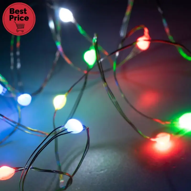 Biztonságos fizetés Home ML 112 RGB micro LED-es fényfüzér, 10 m / 100 db RGB micro LED, 12 fényprogram, távirányító, USB csatlakozó, kül- és beltéri kivitel, ML_112_RGB